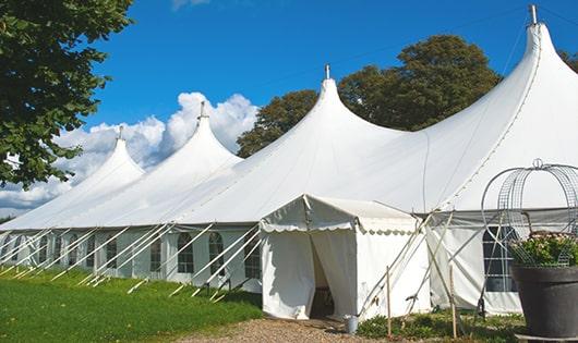 multiple portable restrooms for large-scale events, ensuring availability for all guests in Hypoluxo